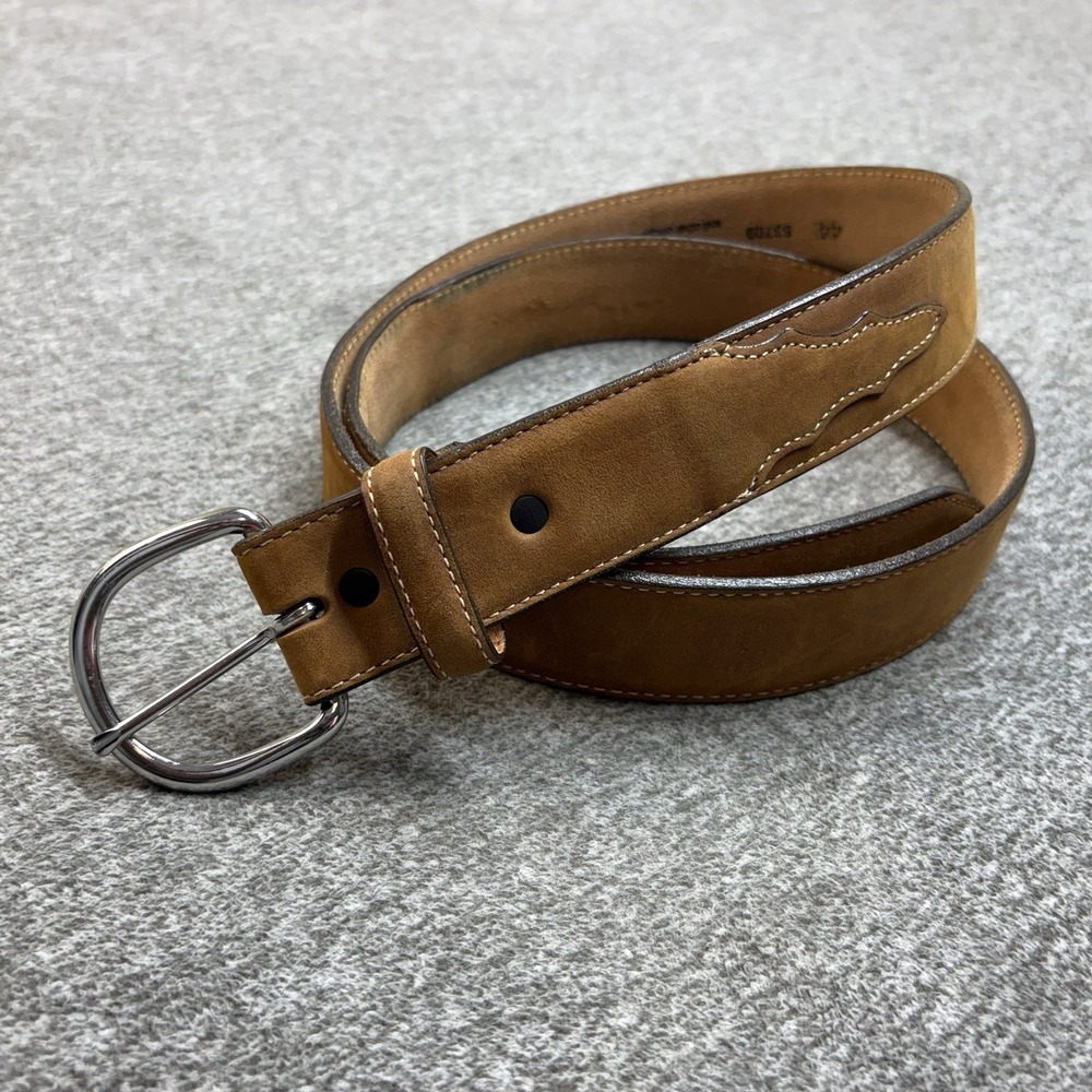 Vintage Silver Creek‎ Classics Men's 44 Brown Leather Western/Casual Belt USA